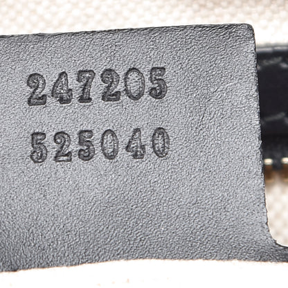 Gucci Monogram Vintage Web Medium Boston Black 8 of 10