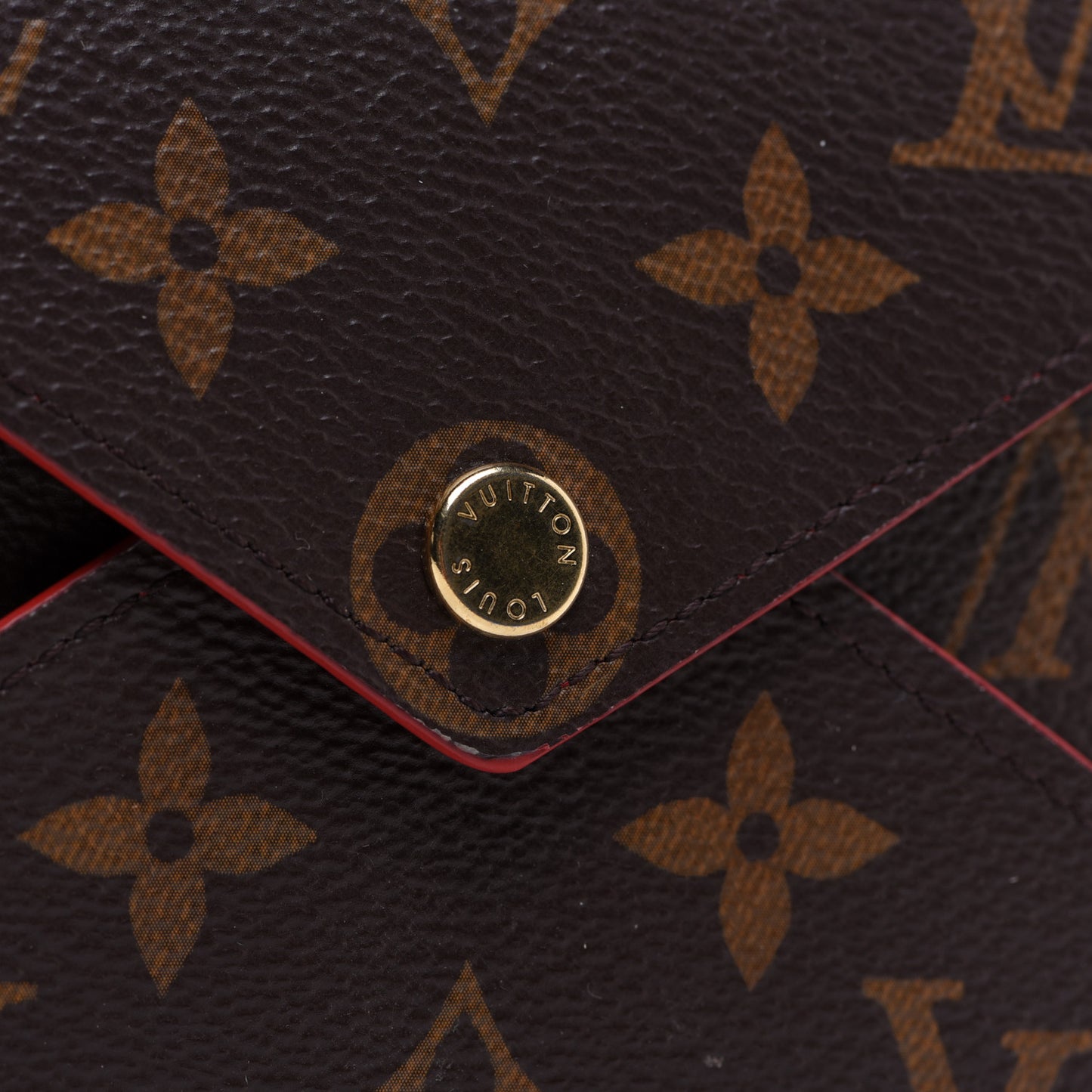 Monogram Medium Kirigami Pochette Insert Coquelicot