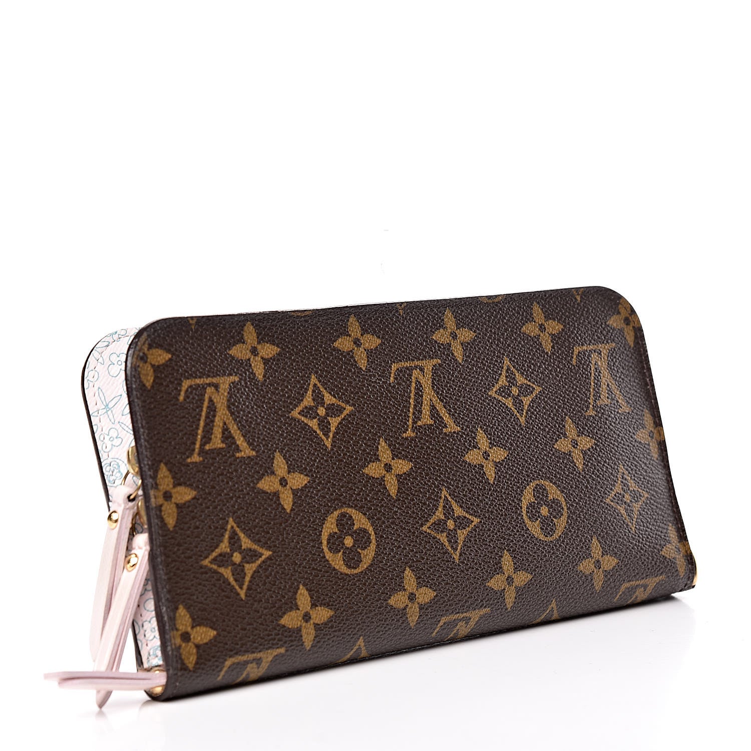 Louis Vuitton Monogram Fleuri Insolite Wallet Rose 3 of 8
