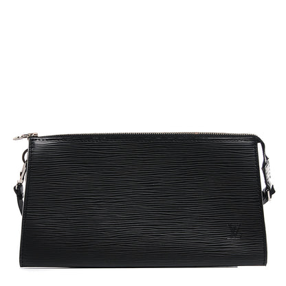 Louis Vuitton Epi Pochette Accessories 24 Black 1 of 7