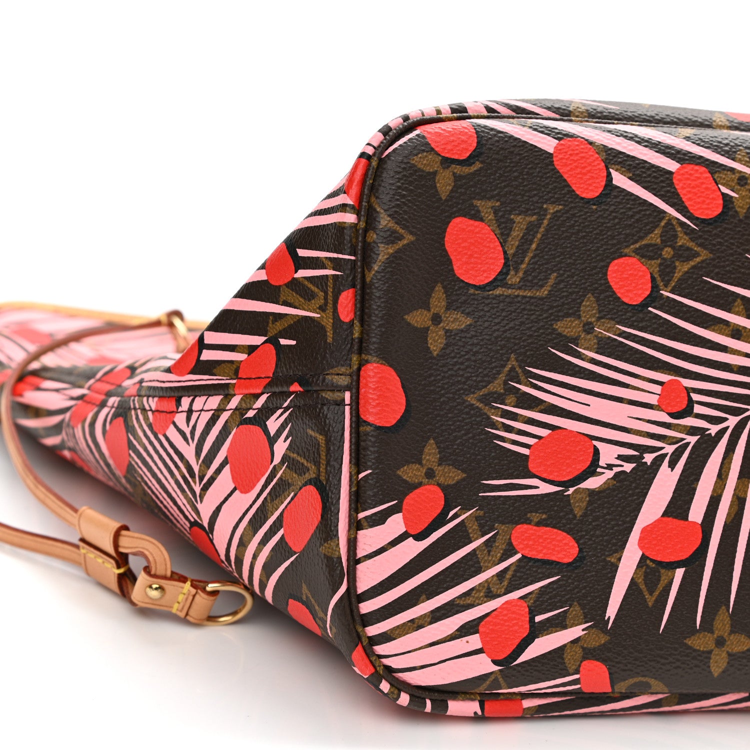 Louis Vuitton Monogram Jungle Dots Neo Neverfull MM Sugar Pink Poppy 9 of 10