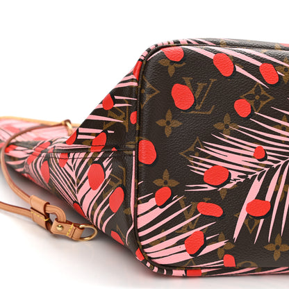 Louis Vuitton Monogram Jungle Dots Neo Neverfull MM Sugar Pink Poppy 9 of 10