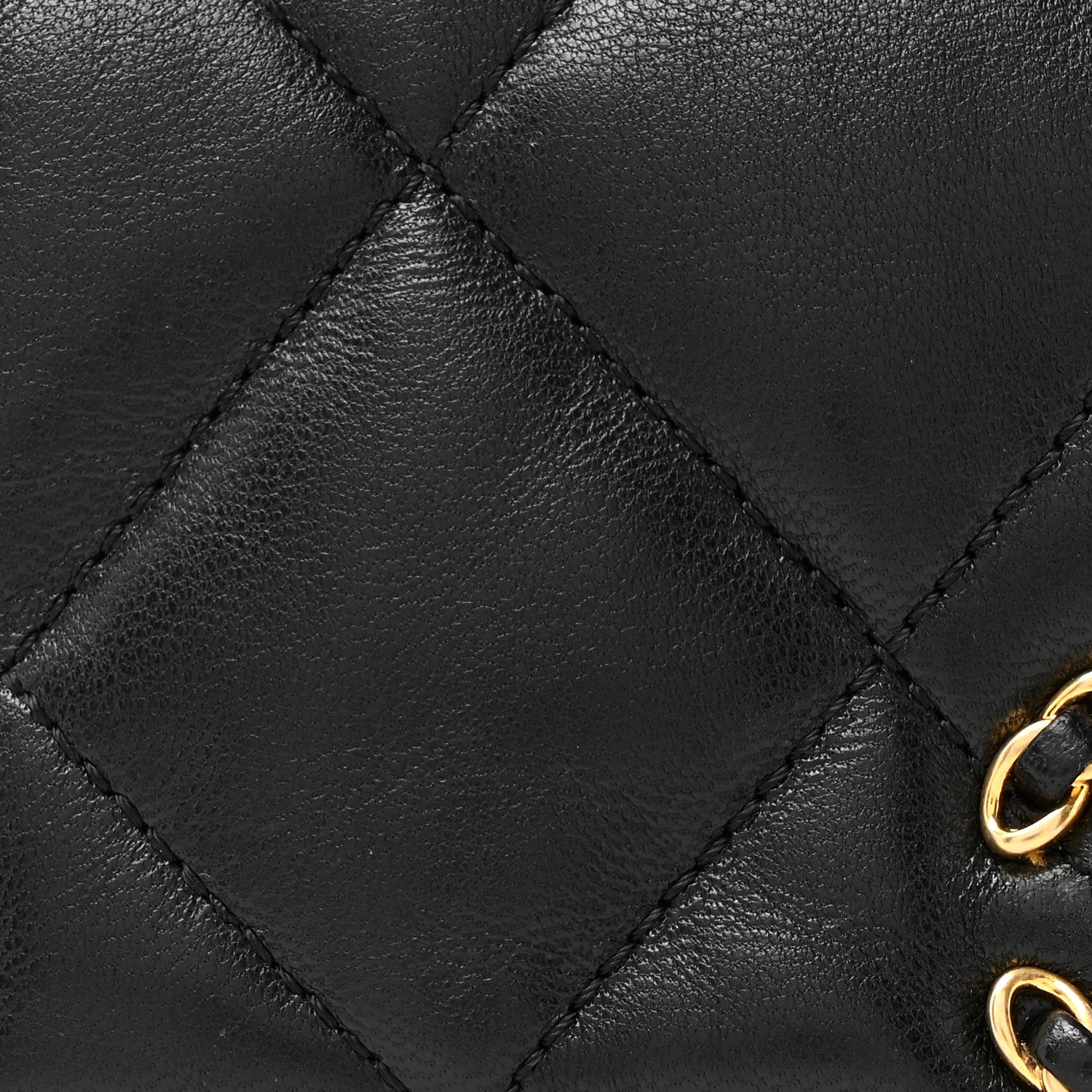 Chanel Lambskin Quilted Chanel 19 Waist Bag Black 8 of 13