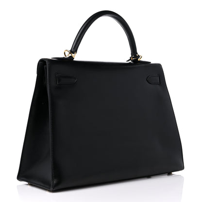 Hermes Box Kelly Sellier 32 Black 3 of 20
