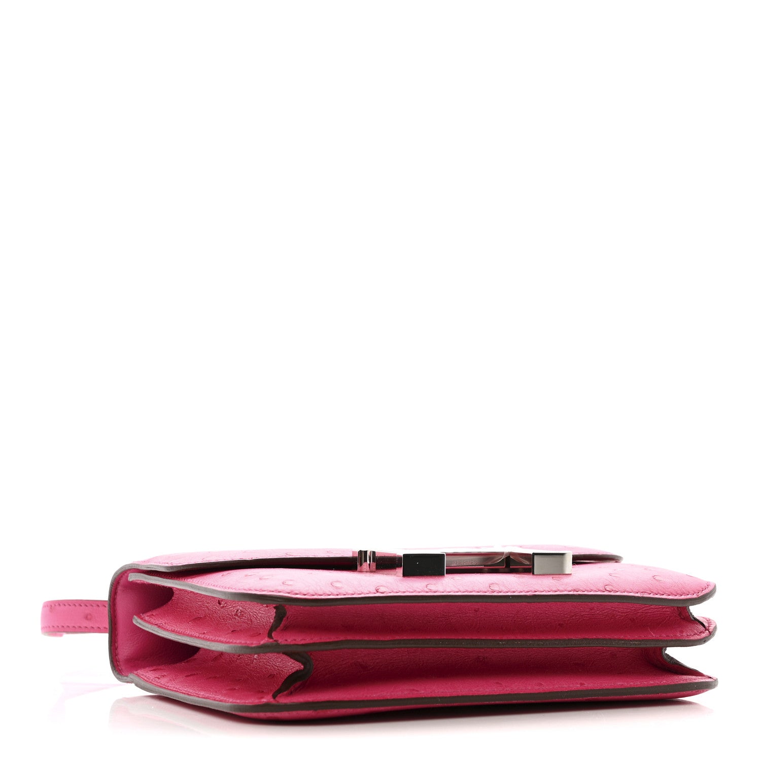 Hermes Ostrich Constance 18 Rose Tyrien 4 of 10