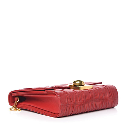 Prada Nappa Gaufre Crossbody Fuoco 4 of 13