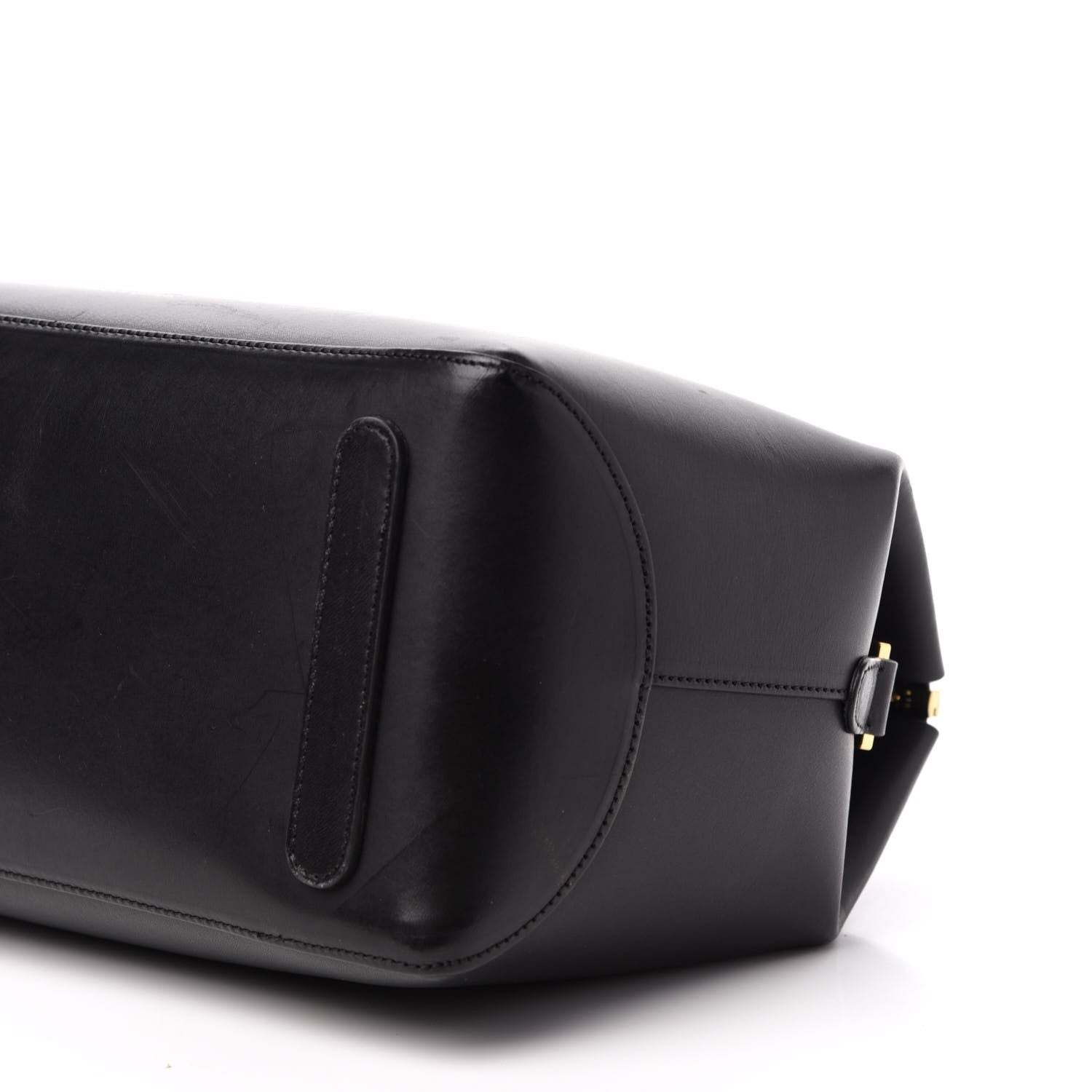 Mansur Gavriel Calfskin Mini Travel Crossbody Bag Black Flamma 8 of 9