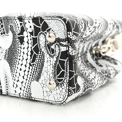 Louis Vuitton LV X YK Taurillon Psychedelic Capucines MM Black White 10 of 10