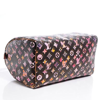 Louis Vuitton Watercolor Aquarelle Speedy 35 Brown 4 of 8