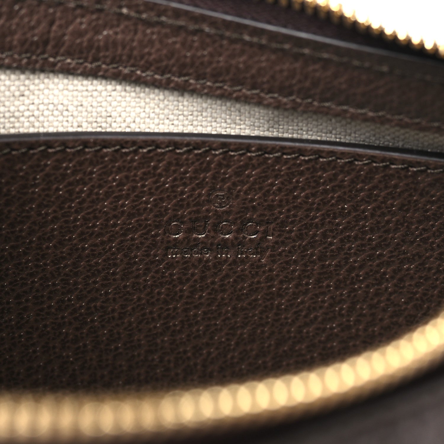 Gucci GG Supreme Monogram Textured Dollar Calfskin Small Ophidia Hobo Beige Ebony New Acero 6 of 9