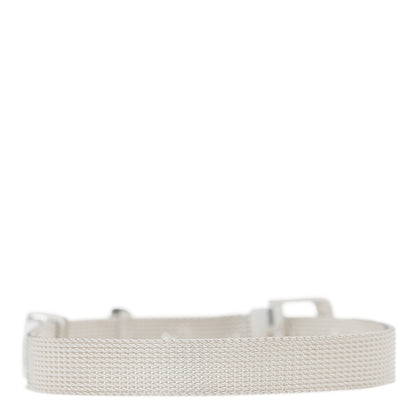 Tiffany Sterling Silver Somerset Double Wrap Buckle Mesh Bracelet 3 of 5