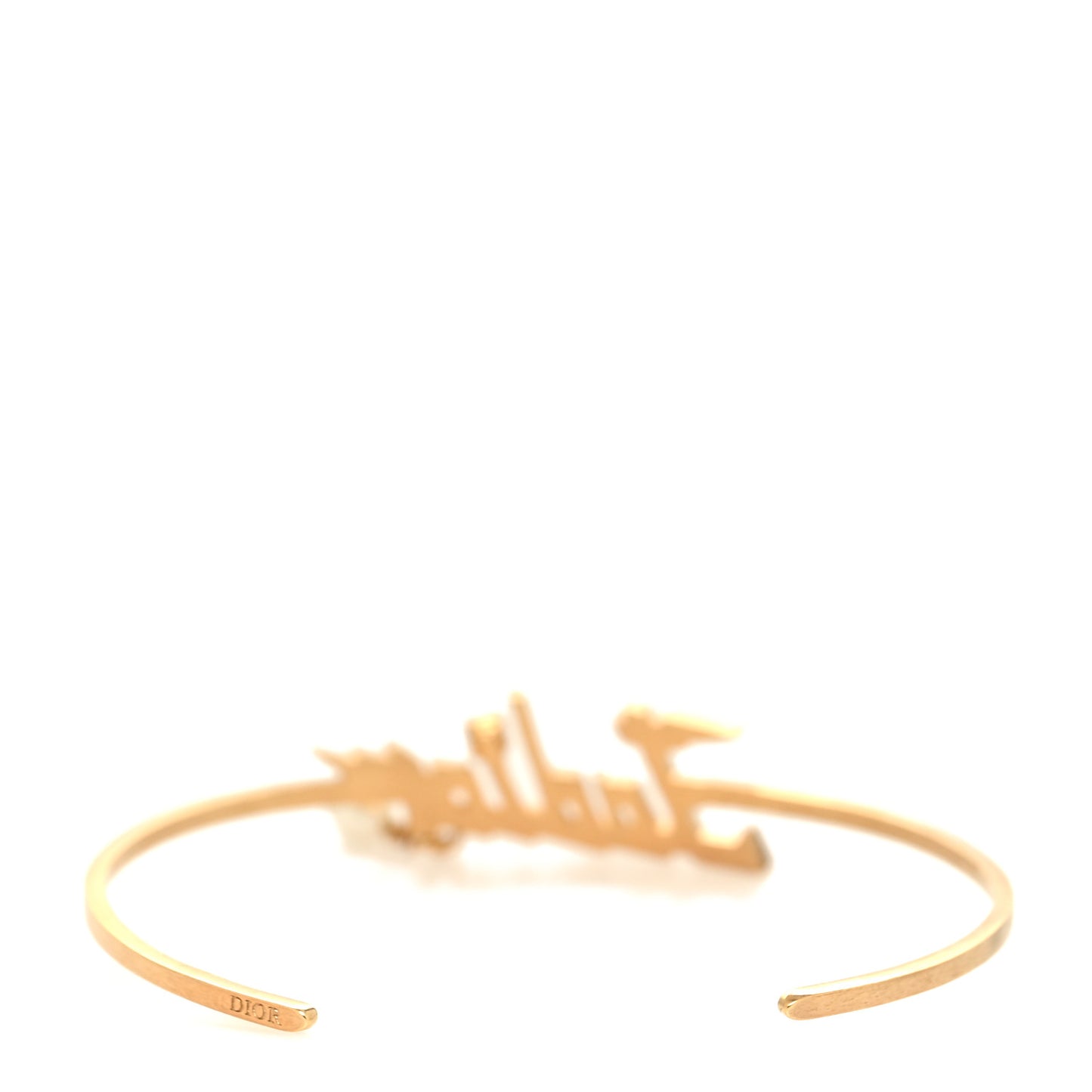 Metal J'Adior Bracelet Cuff Gold