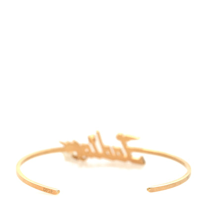 Christian Dior Metal J'Adior Bracelet Cuff Gold 3 of 4