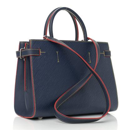 Louis Vuitton Epi Twist Tote Indigo 3 of 9