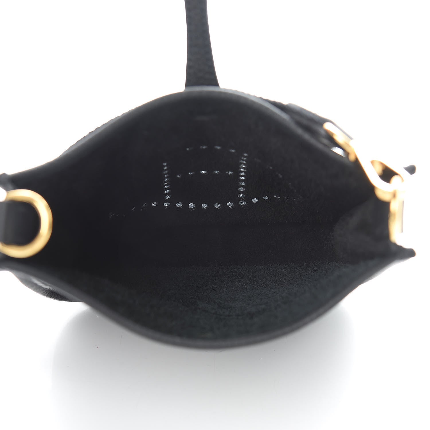 Hermes Taurillon Clemence Evelyne TPM Black 5 of 11