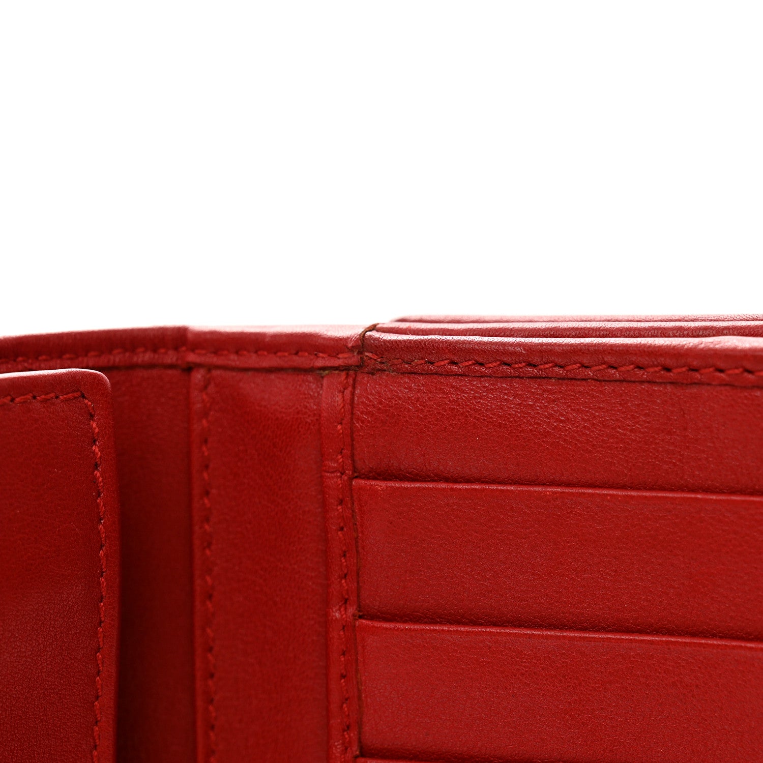 Gucci Monogram Script Continental Wallet Red 9 of 10