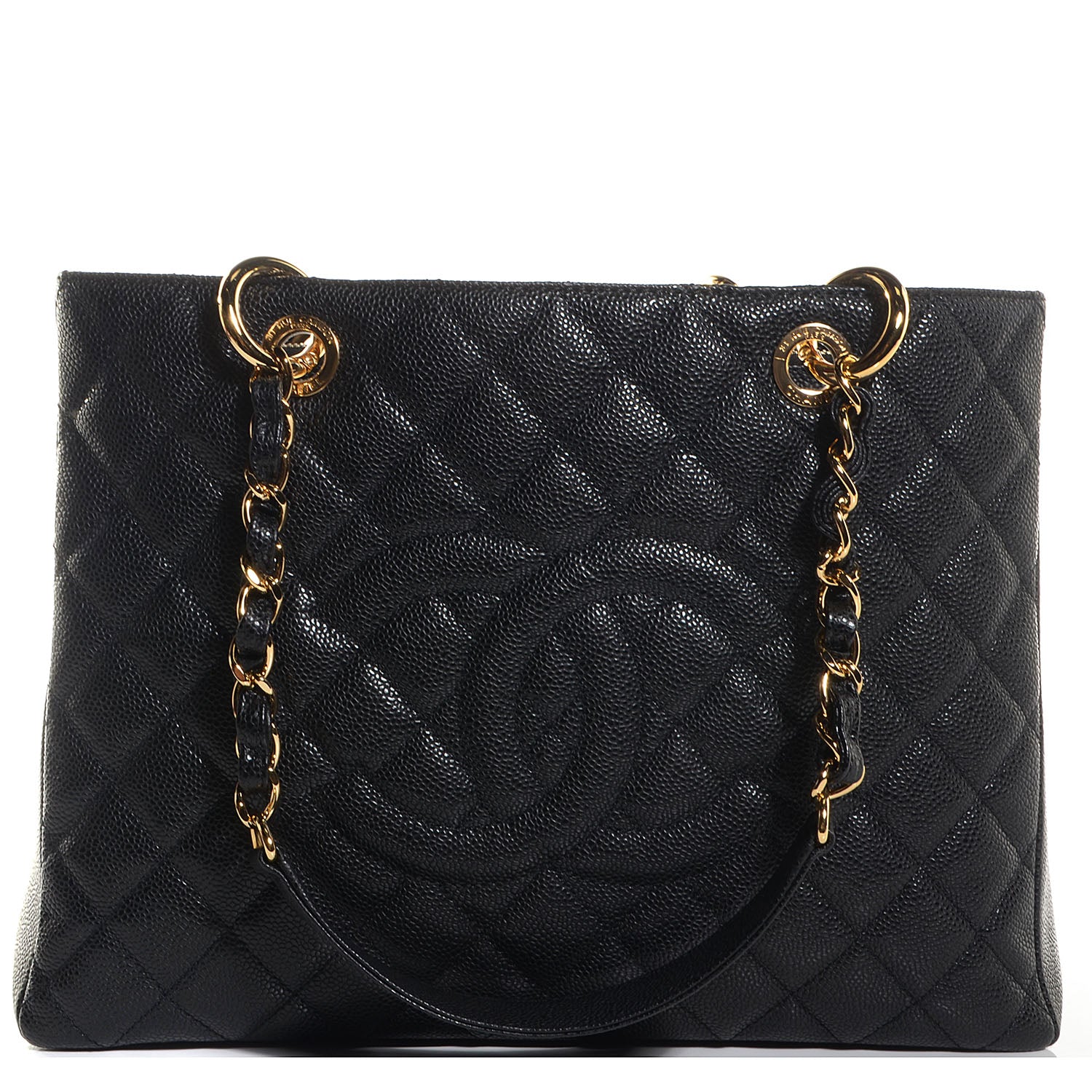 Chanel Caviar Grand Shopping Tote GST Black 1 of 7