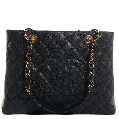 Chanel Caviar Grand Shopping Tote GST Black 1 of 7