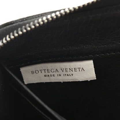 Bottega Veneta Ostrich Zip Around Wallet Black 7 of 9