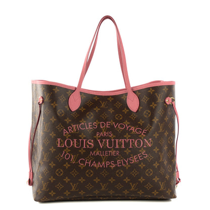 Louis Vuitton Monogram Articles de Voyage Ikat Neverfull GM Rose Velours 1 of 7