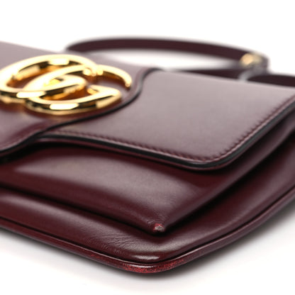 Gucci Vitello Palmellato Lux Small Arli Flap Shoulder Bag Vintage Bordeaux 10 of 12