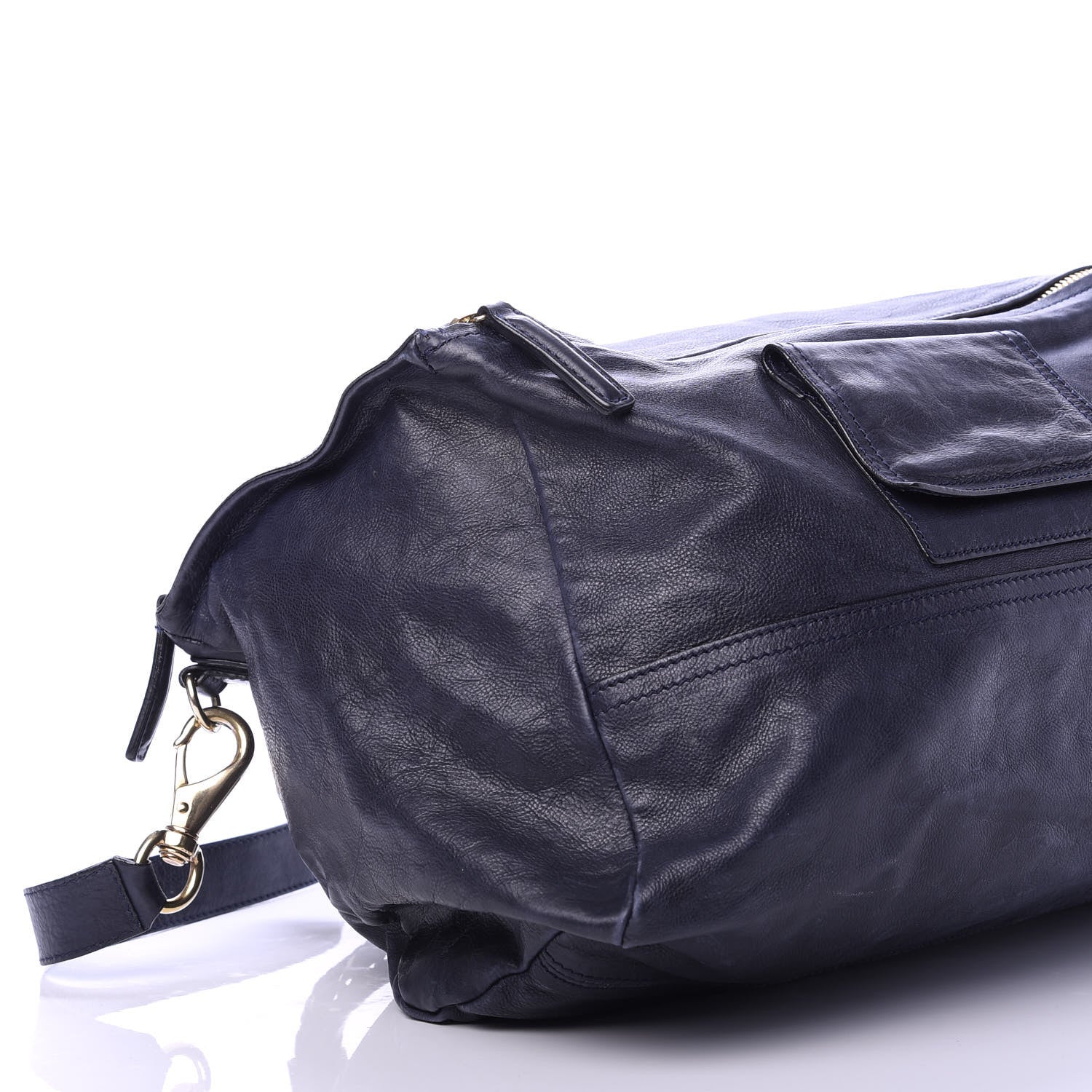 Givenchy Calfskin Medium Braided Pandora Navy 6 of 13