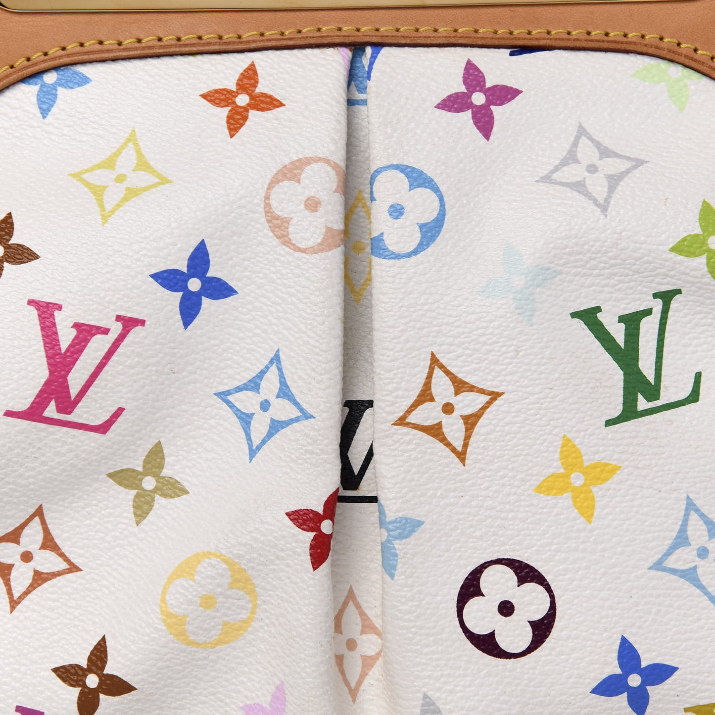 Monogram Multicolor Judy MM White