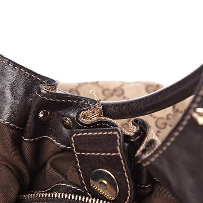 Gucci Monogram Studded Medium Pelham Tote Dark Brown 8 of 16