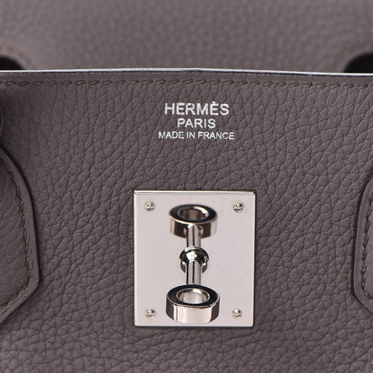 Hermes Togo Birkin 30 Etain 32 of 41