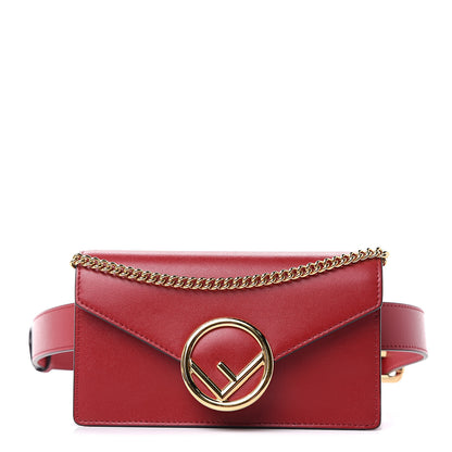 Fendi Vitello Liberty Lucido F is Fendi Envelope Belt Bag Fragola 1 of 9