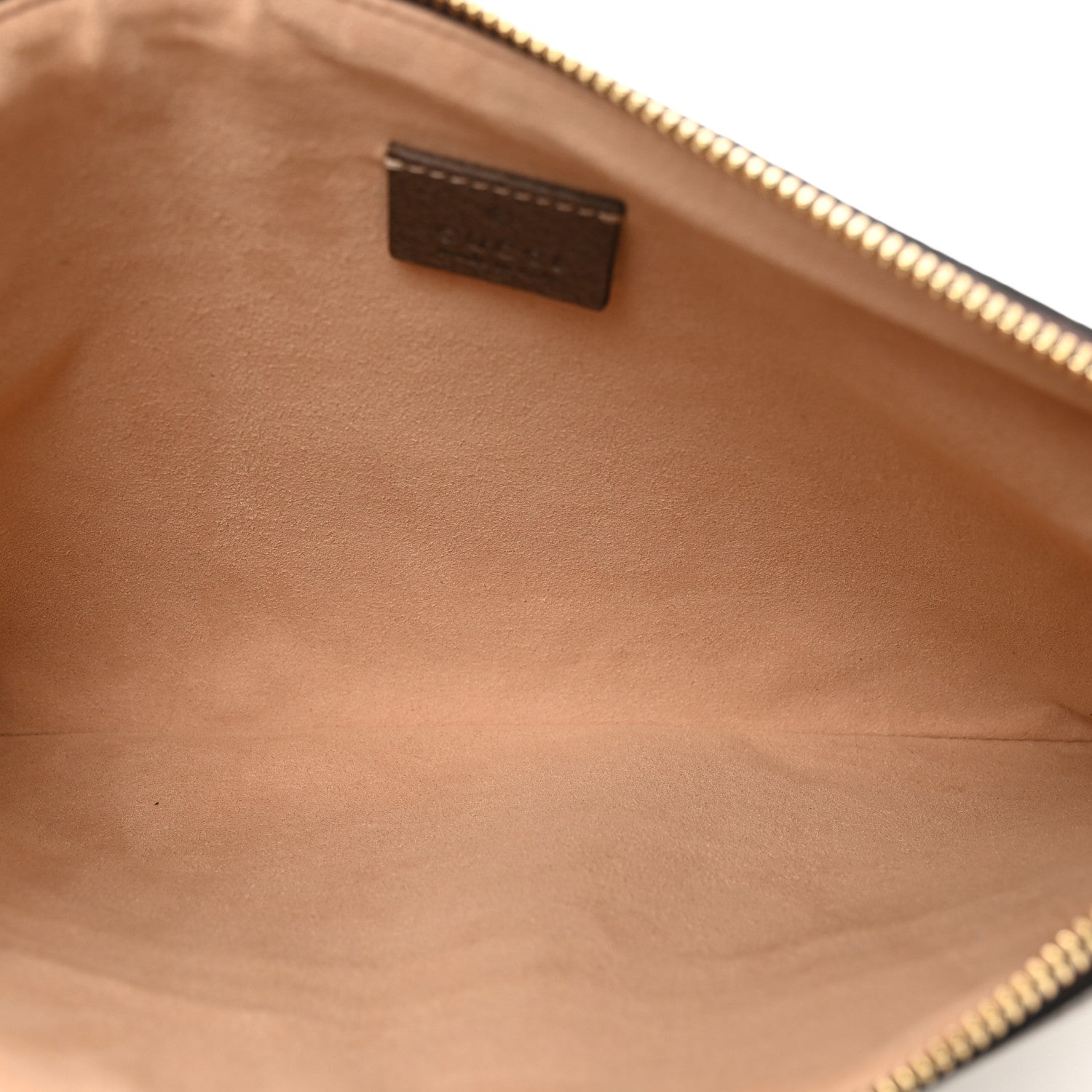 Gucci GG Supreme Monogram Large Ophidia Pouch Clutch Brown 5 of 7