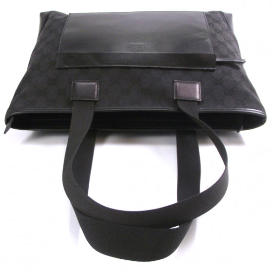 Gucci Monogram Canvas Tote Black 6 of 12