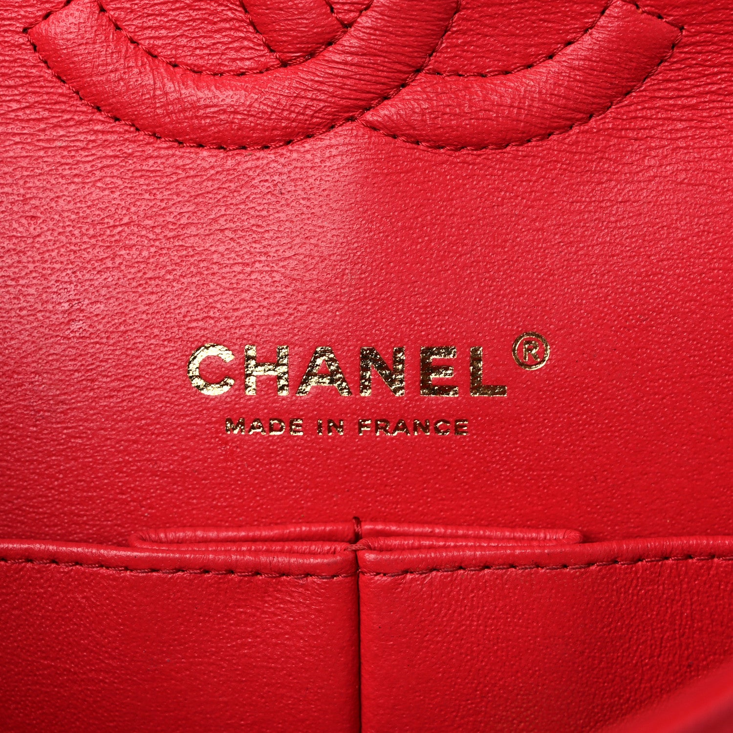 Chanel Caviar Quilted Medium Double Flap Red 6 of 17
