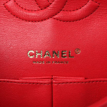 Chanel Caviar Quilted Medium Double Flap Red 6 of 17
