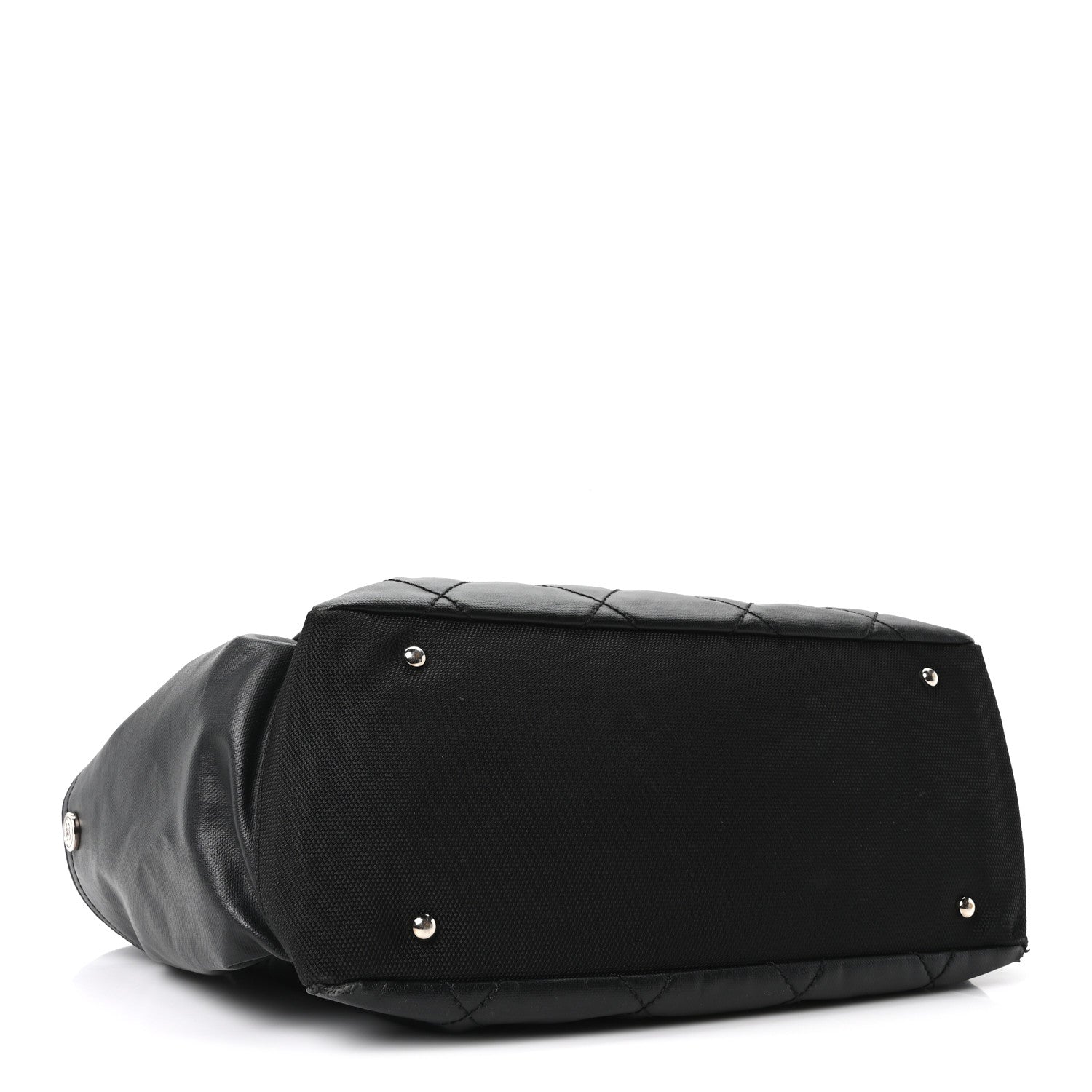 Chanel Coated Canvas Large Paris Biarritz Tote Black 5 of 11