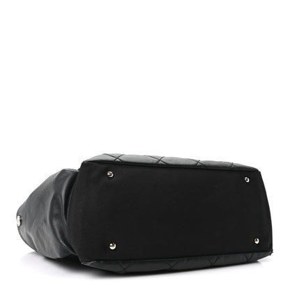 Chanel Coated Canvas Large Paris Biarritz Tote Black 5 of 11