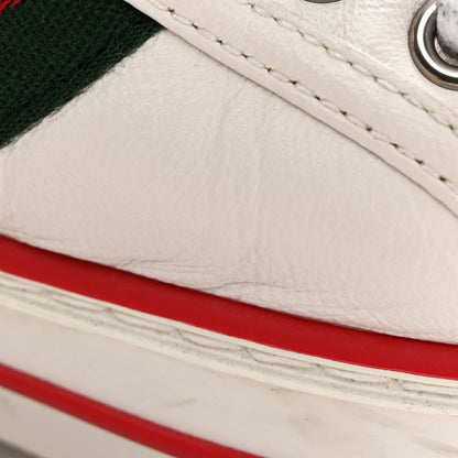 Gucci Jacquard Mini GG Monogram Web Womens 1977 Tennis Sneakers 37.5 White 10 of 10