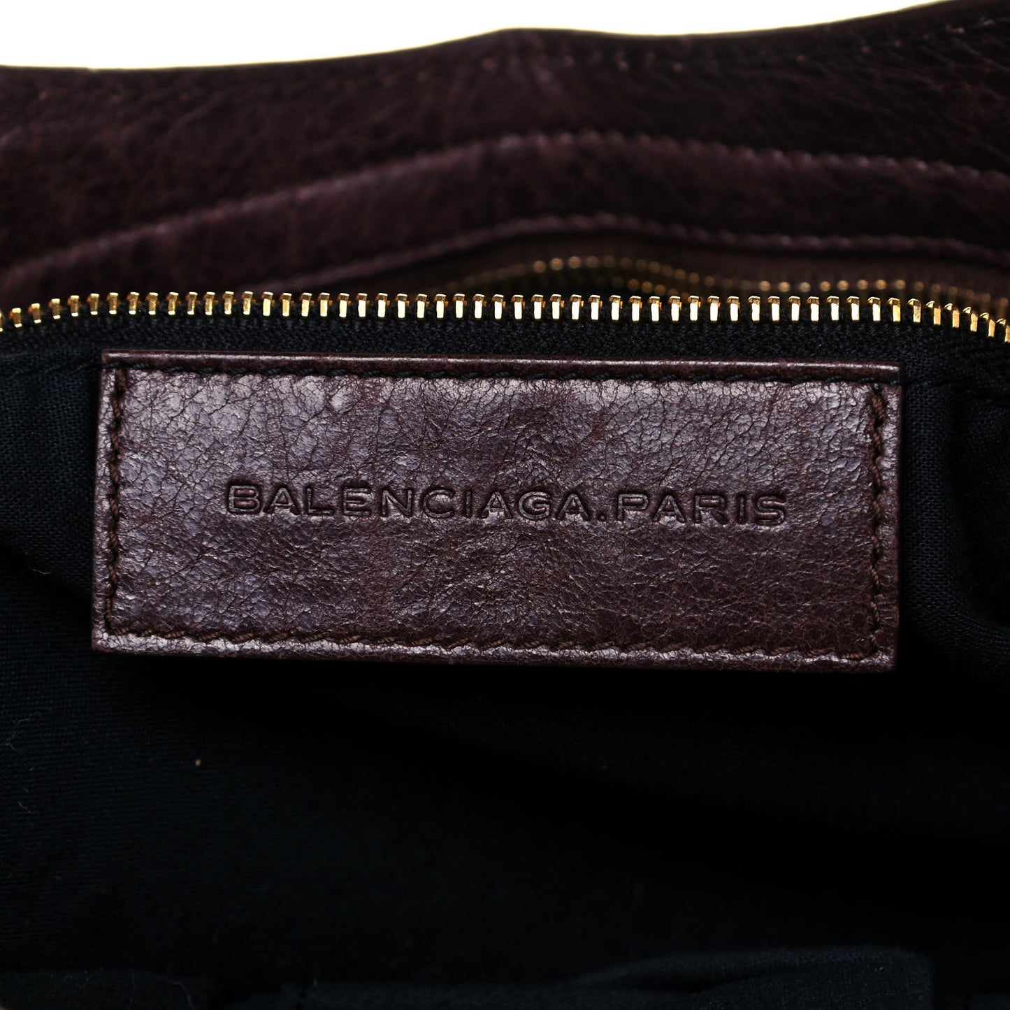 Agneau Giant 12 Gold Hardware City Cigare Fonce