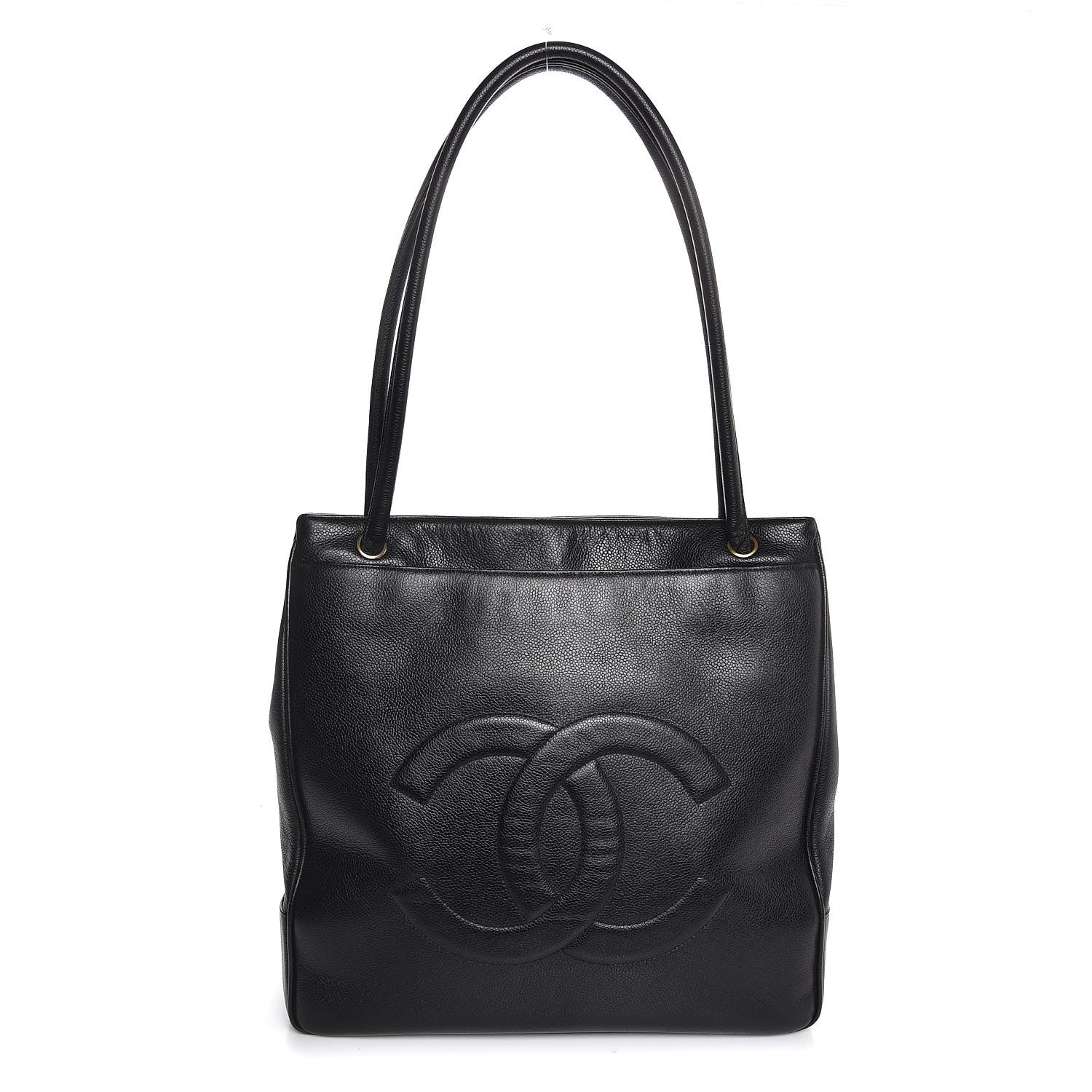 Chanel Caviar CC Tote Black 1 of 7