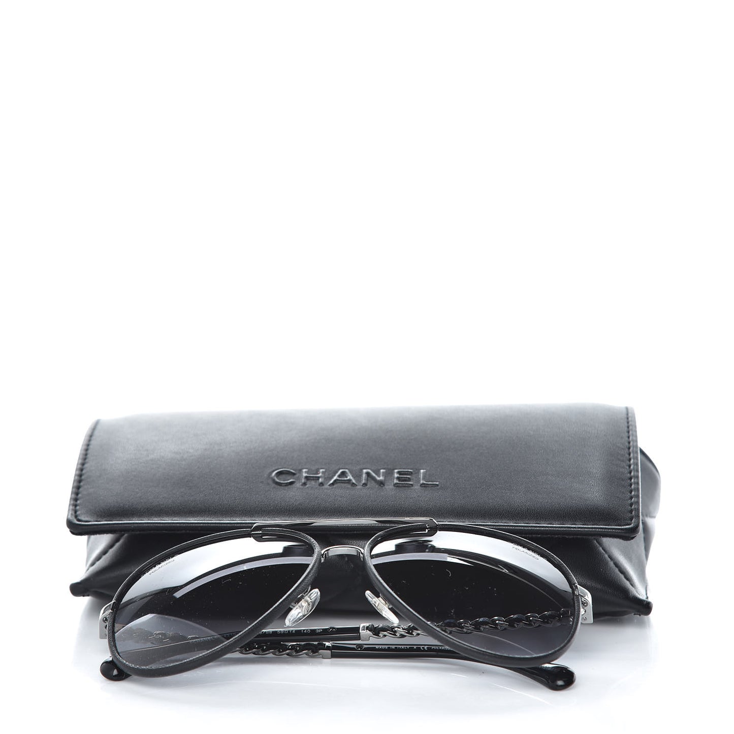 Polarized Pilot Winter Sunglasses 4219-Q Black