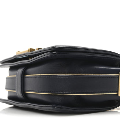 Chanel Sheepskin Braided Small Boy Reverso Flap Navy 10 of 10