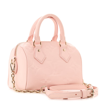 Louis Vuitton Empreinte Monogram Giant Speedy Bandouliere 20 Pink Opale 3 of 10