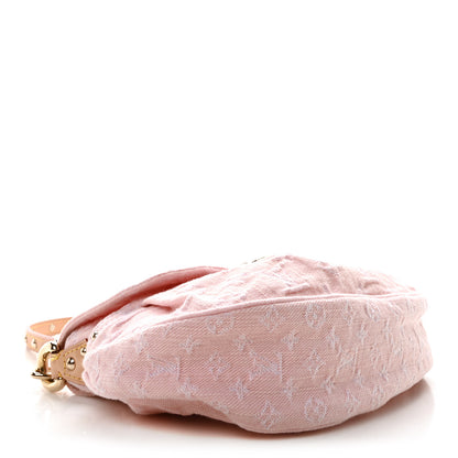 Louis Vuitton Monogram Denim Sunset Washed Pink 4 of 10