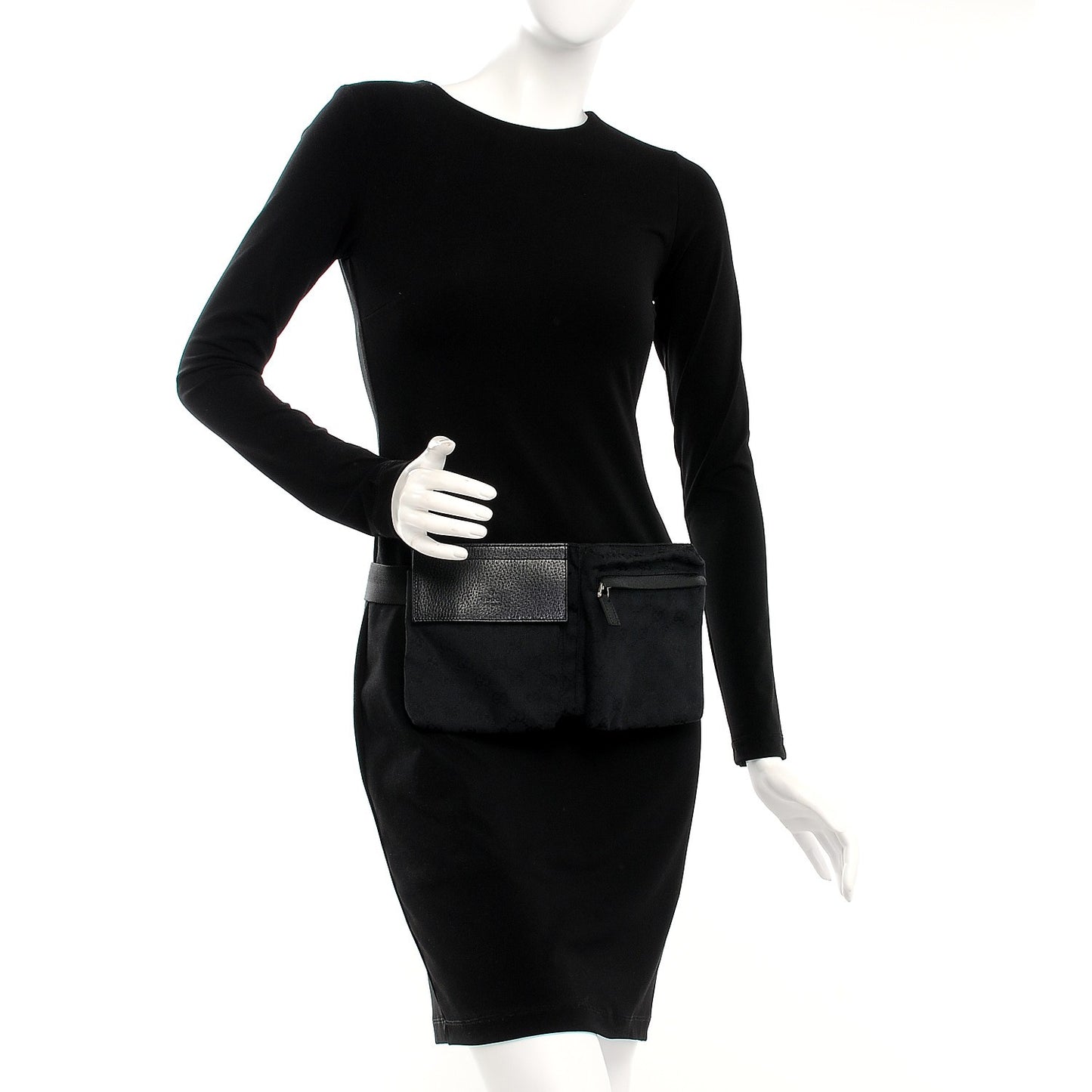Monogram Belt Bag Black