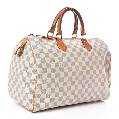Louis Vuitton Damier Azur Speedy 35 3 of 18