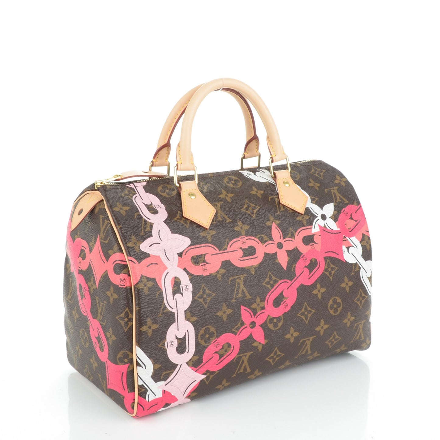 Monogram Bay Speedy 30 Rose Ballerine Poppy