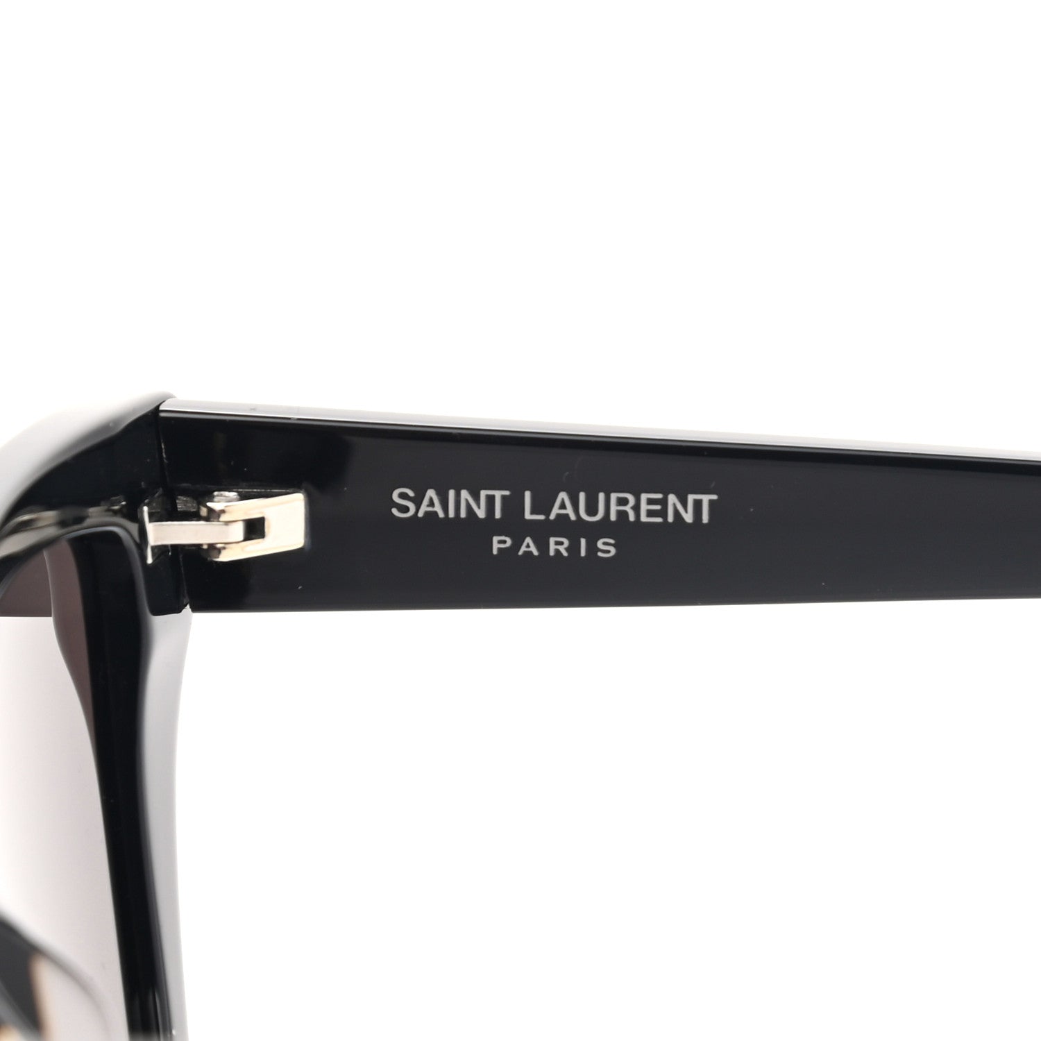 Saint Laurent Acetate Mica Cat Eye Sunglasses SL 276 Black 5 of 8