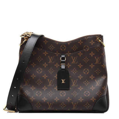 Louis Vuitton Monogram Odeon MM Black 1 of 16