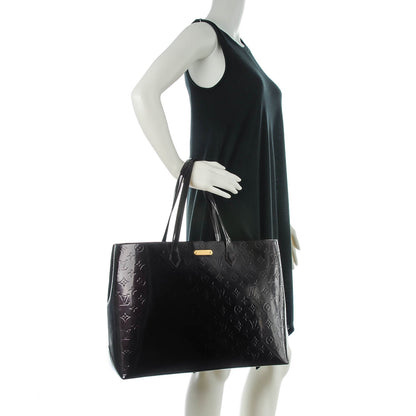 Louis Vuitton Vernis Wilshire GM Amarante 2 of 7