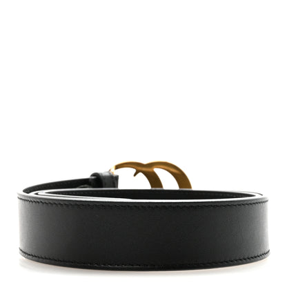 Gucci Calfskin Double G 80 32 Belt Black 2 of 6